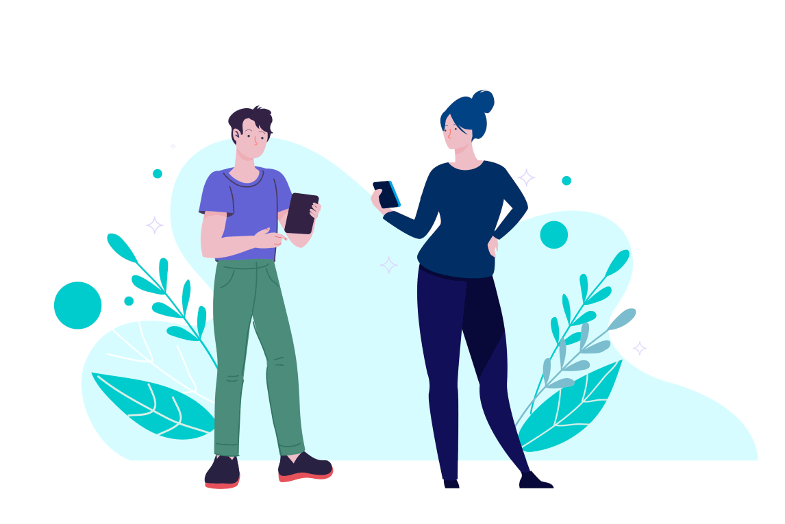 Phone-number transfer illustration